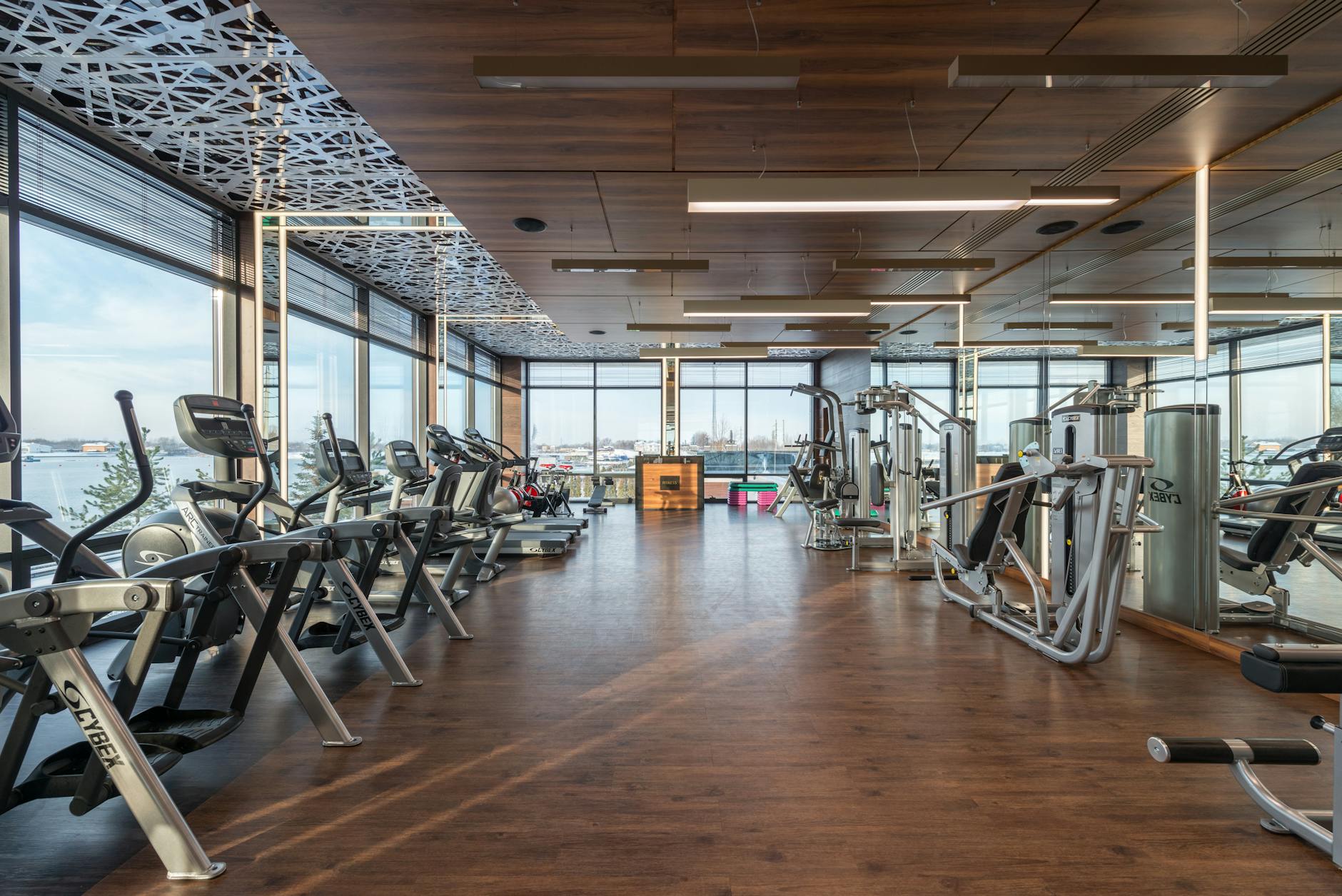 Gym training area